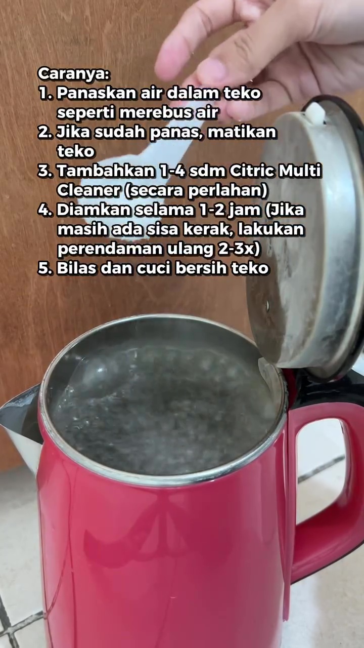 Jangan biarkan kerak kapur menebal di teko! Bersihkan dengan cara ini biar aman dipakai lagi