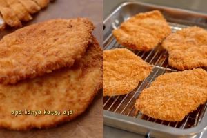 Sering ngeluh daging terasa kering saat masak ayam katsu? Pakai trik dari chef ini biar lebih juicy