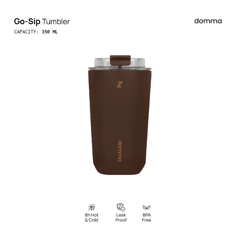 9 Domma tumbler estetik di bawah Rp300 ribu, warna lucu dan tahan panas dingin seharian