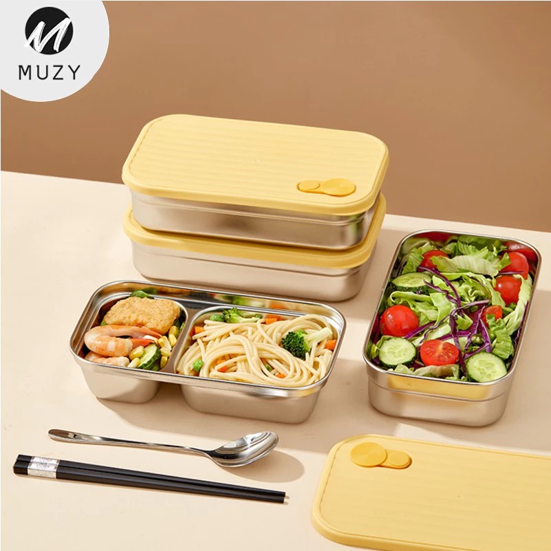 9 Kotak makan stainless steel di bawah Rp200 ribu, aman, anti bocor, dan mudah dibersihkan