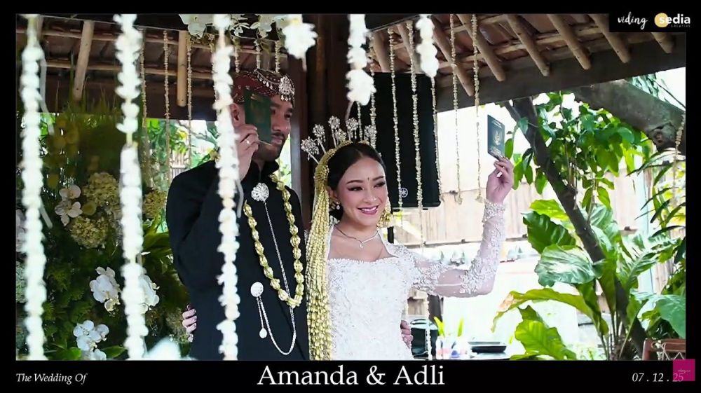 Dulu viral karena diselingkuhi suami, ini 9 potret akad nikah Amanda Zahra, digelar intimate
