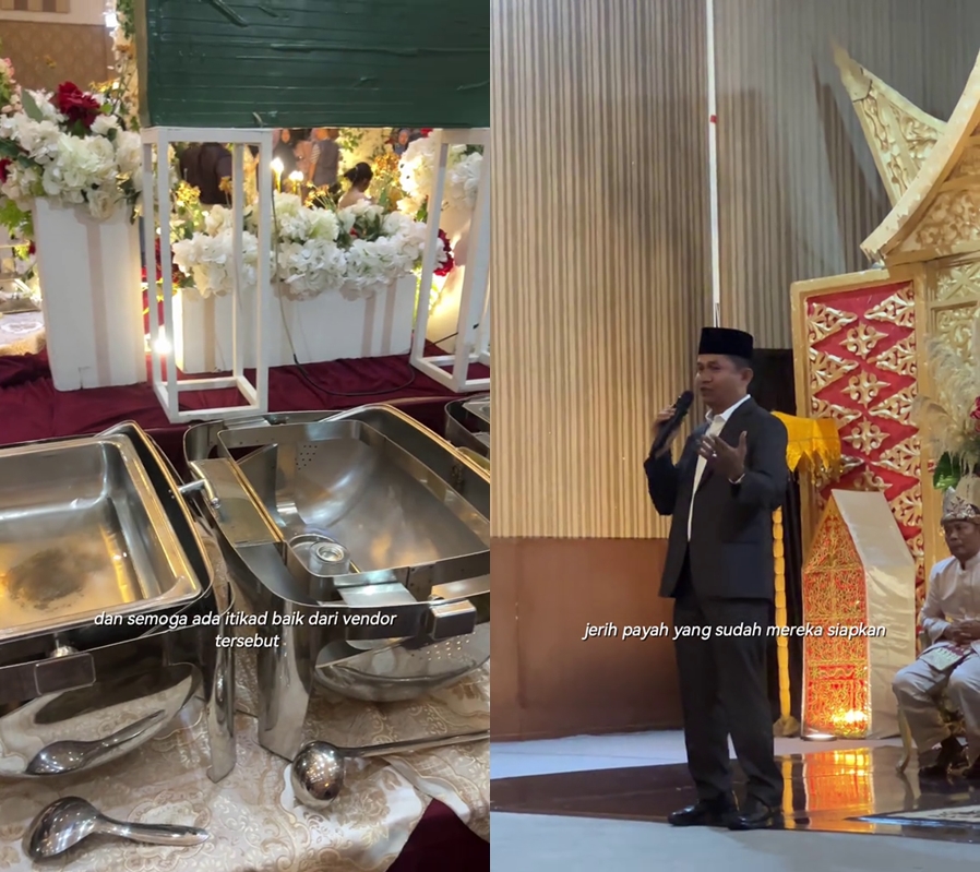 Derita korban penipuan wedding organizer Ayu Puspita, catering tidak hadir dengan alasan berbelit