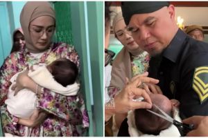 9 Potret Ahmad Dhani dan Mulan Jameela gelar akikah anak adopsinya, terungkap asal usul sang bayi