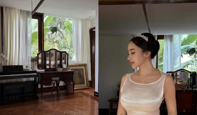 Potret kamar tidur Amanda Zahra, desain estetik bikin betah