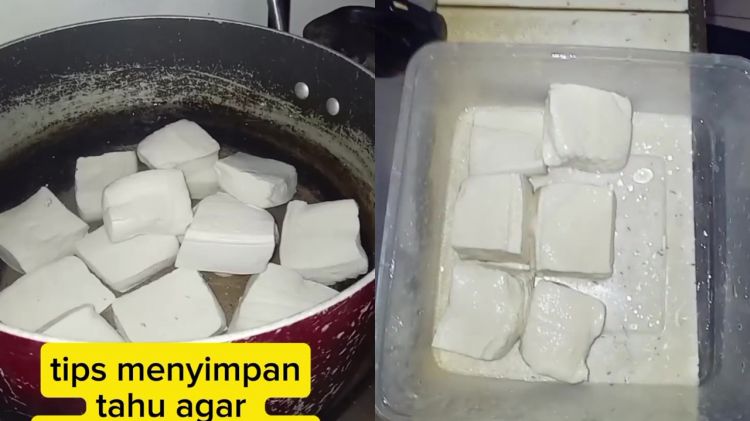 Tak perlu direndam air lagi, ini cara ampuh simpan tahu supaya nggak berlendir dan bau asam
