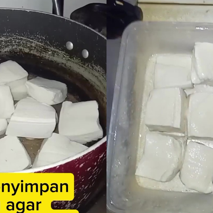 Tak perlu direndam air lagi, ini cara ampuh simpan tahu supaya nggak berlendir dan bau asam