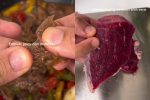 Bukan pakai baking soda atau nanas, wanita ini bagikan trik masak daging sapi lokal biar empuk