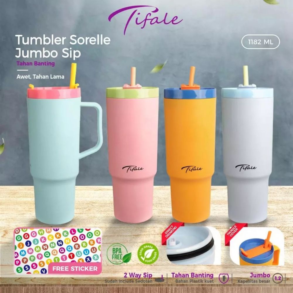9 Rekomendasi tumbler plastik yang ringan, aman, dan anti bocor di bawah Rp350.000