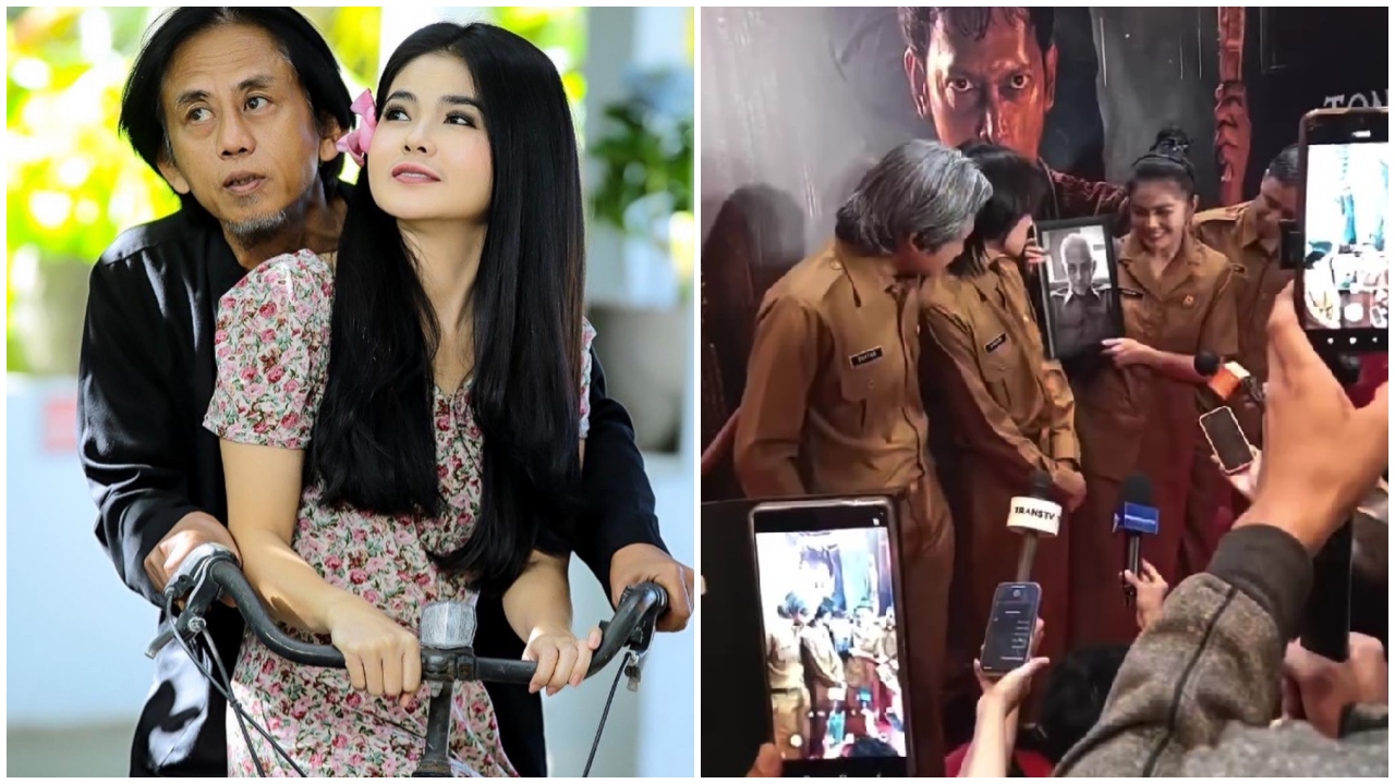 Wujudkan keinginan mendiang Epy Kusnandar, 9 potret keluarga Karina Ranau hadiri gala premiere Qorin 2