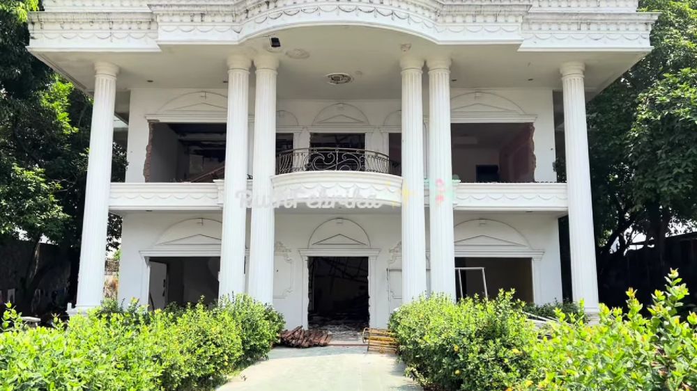 9 Potret rumah putih Genta Buana yang ikonik ini kini tinggal puing-puing, bakal dijadikan perumahan