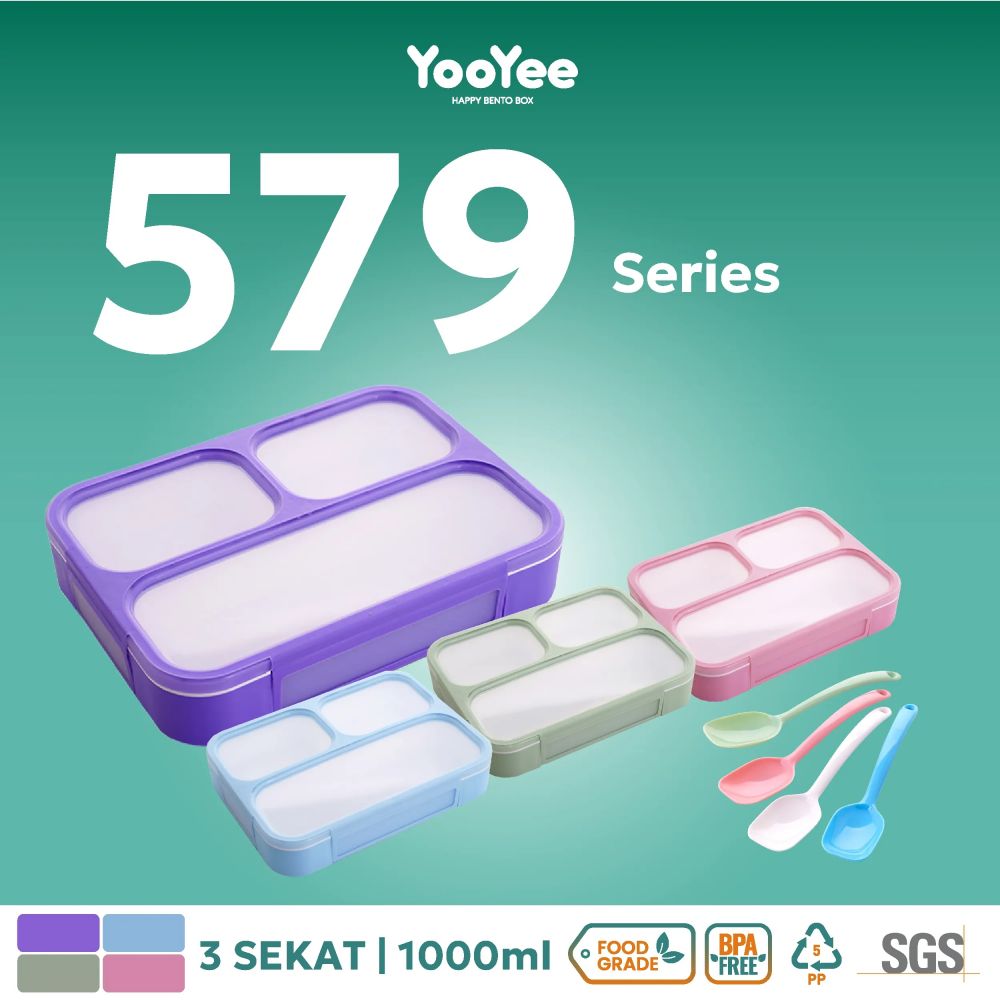 9 Rekomendasi kotak makan plastik bento berbahan food-grade yang aman dan awet untuk bekal harian