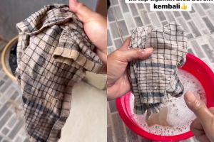Punya lap dapur dekil jangan dibuang! Cuci pakai cara ini biar kinclong dan kesat lagi tanpa disikat