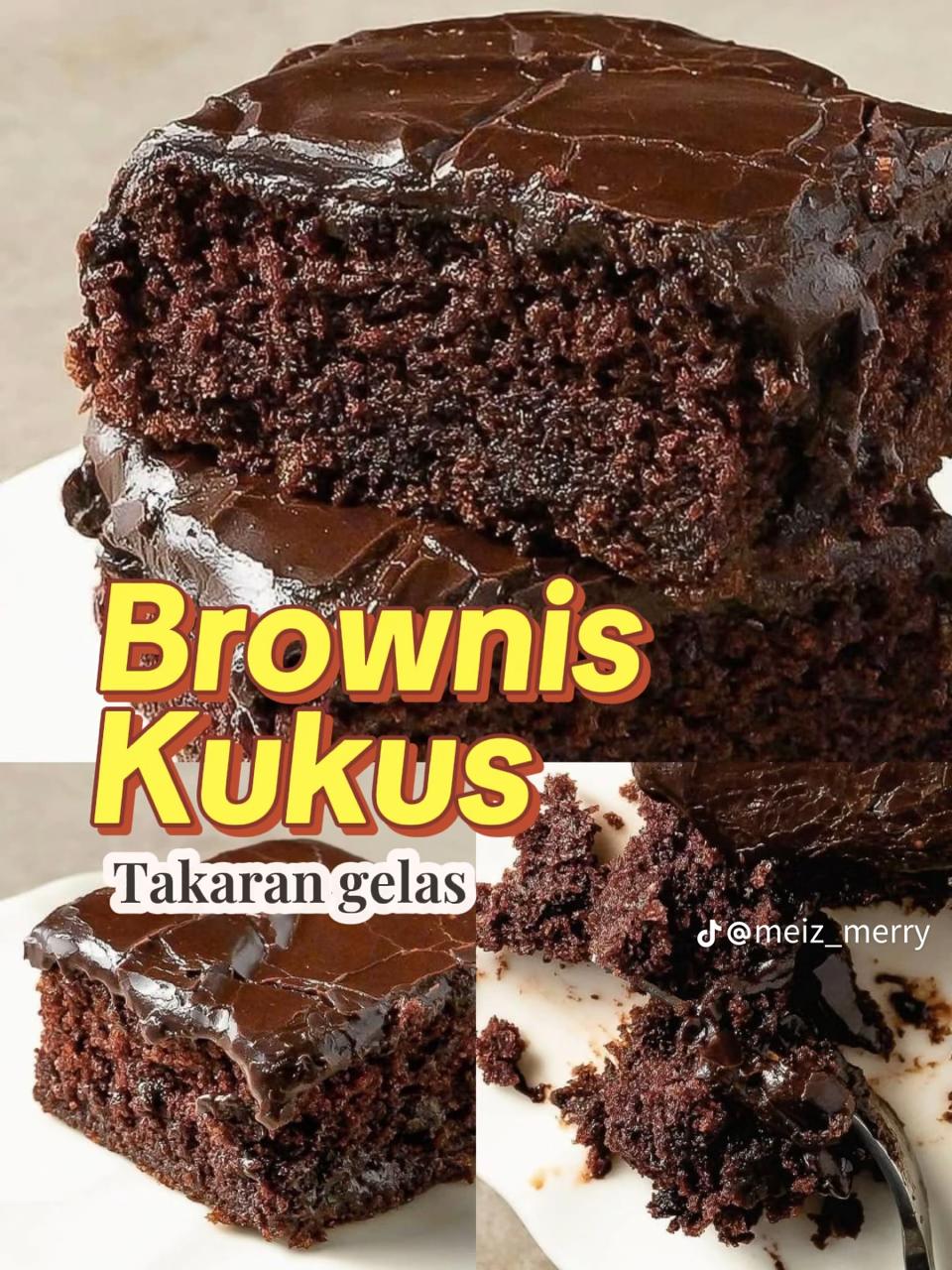 9 Resep brownies panggang dan kukus yang nyoklat maksimal, gampang ditiru di rumah