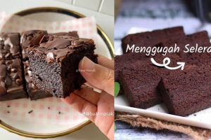 9 Resep brownies panggang dan kukus yang nyoklat maksimal, gampang ditiru di rumah