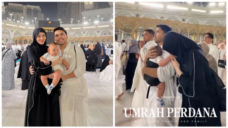 9 Potret Aaliyah Massaid dan Thariq Halilintar ajak baby Arash umrah bareng, kamar inapnya mewah pol