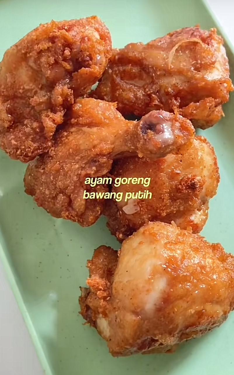 9 Resep ayam goreng bawang putih yang gurih harum, renyahnya bikin nagih