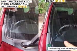 Tak perlu pembersih khusus, ini trik mengatasi noda jamur di kaca mobil cuma bermodal 1 bahan dapur