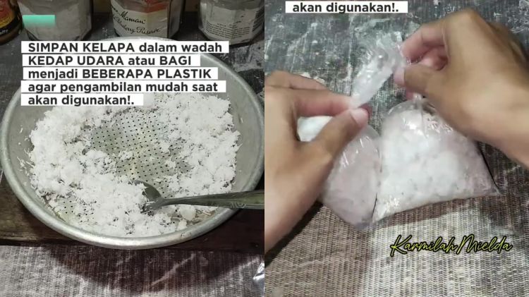Pakai cara ini jika ingin kelapa parut awet dan tak bau tengik meski disimpan berbulan-bulan