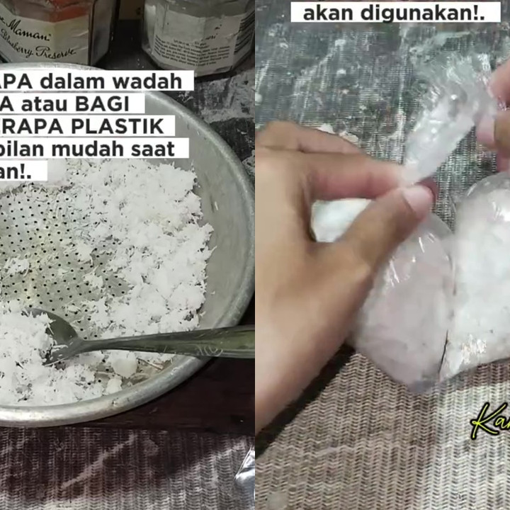 Pakai cara ini jika ingin kelapa parut awet dan tak bau tengik meski disimpan berbulan-bulan