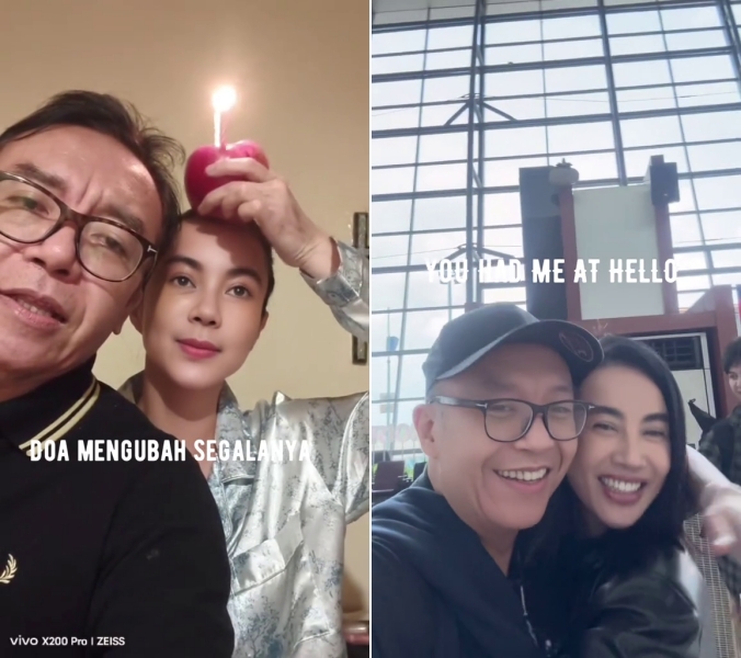 Sempat ogah balikan, Dearly Joshua kini pamer momen mesra bareng Ari Lasso usia putus