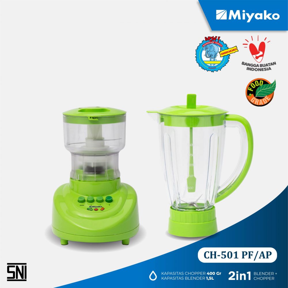5 Rekomendasi blender Miyako yang hemat daya dengan kapasitas jus 1,5 liter serta aksesori tambahan