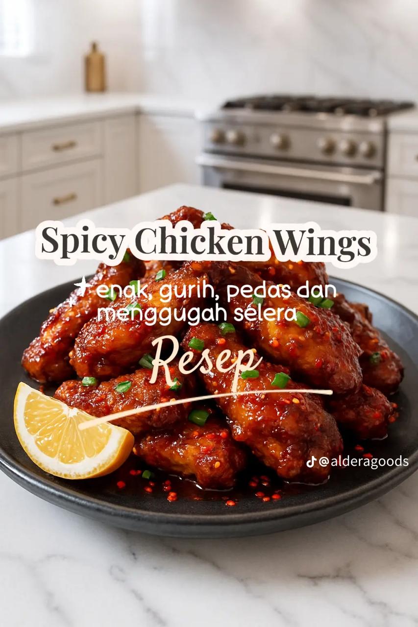 5 Resep sayap ayam ala resto cepat saji, gampang ditiru di rumah