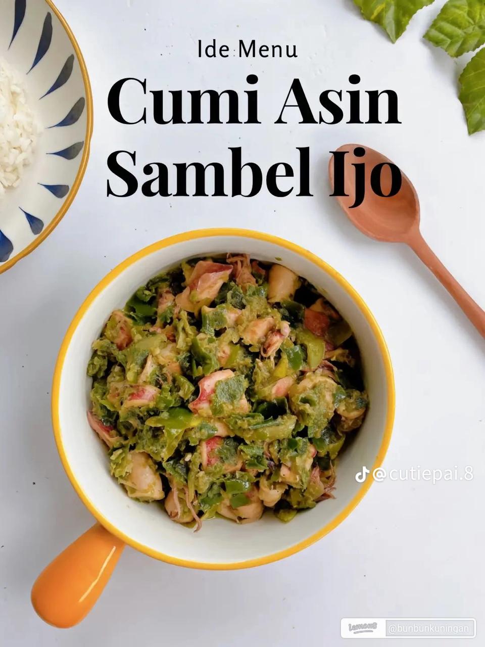 9 Resep sambal cumi asin pedas nampol, tampilannya menggoda rasanya nendang