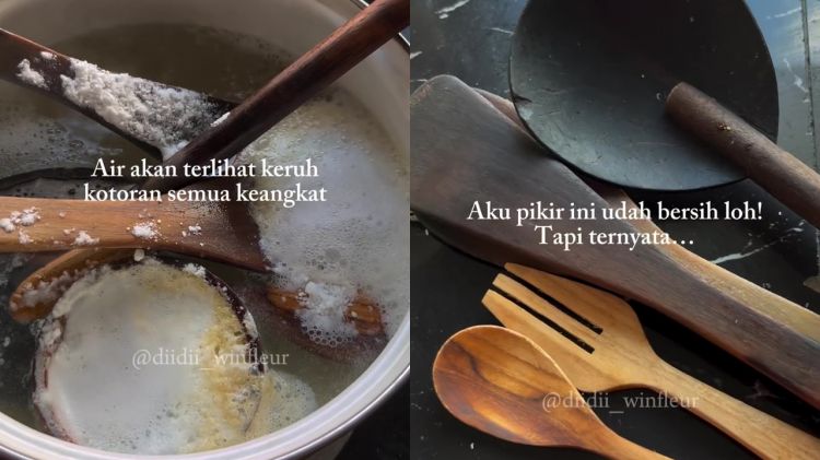 Jangan cuci spatula kayu seperti biasa! Deep clean dengan cara ini jika ingin selalu steril