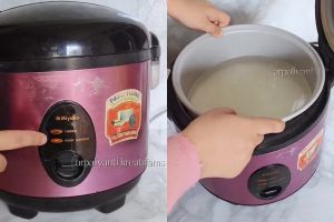 Tombol rice cooker sering naik sendiri saat nasi belum matang? Ini trik mengatasinya modal Rp0