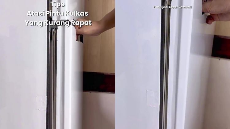 Tak perlu dipanaskan dengan hairdryer, ini cara atasi pintu kulkas kurang rapat cuma dalam 3 langkah