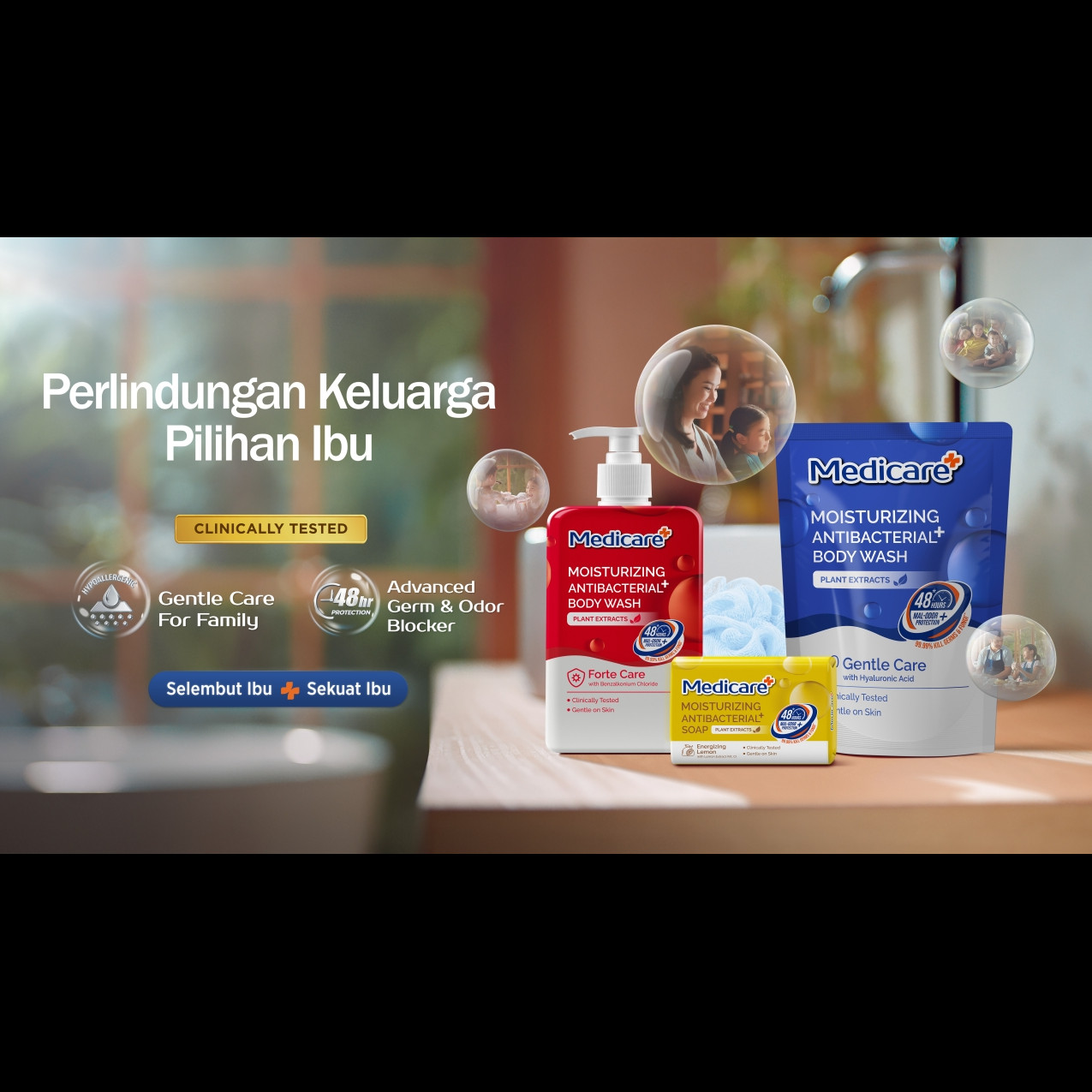 Seperti ibu tangguh namun lembut, Medicare tawarkan sabun perlindungan keluarga 48 jam tanpa iritasi