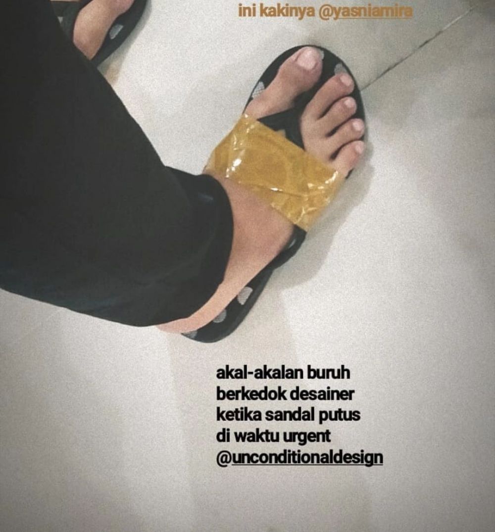 Dari penyangga HP sampai atap, 13 life hack sandal jepit ini kreatifnya keterlaluan
