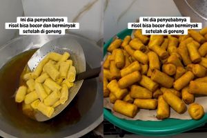 Risol buatanmu sering bocor dan berminyak usai digoreng? Simak penyebab serta cara mengatasinya
