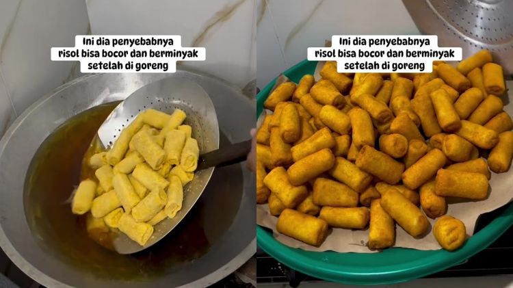 Risol buatanmu sering bocor dan berminyak usai digoreng? Simak penyebab serta cara mengatasinya