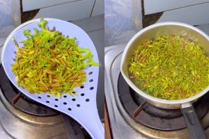 Ingin masak bunga pepaya tapi khawatir rasanya pahit? Coba rebus pakai 1 bahan dapur ini biar enak