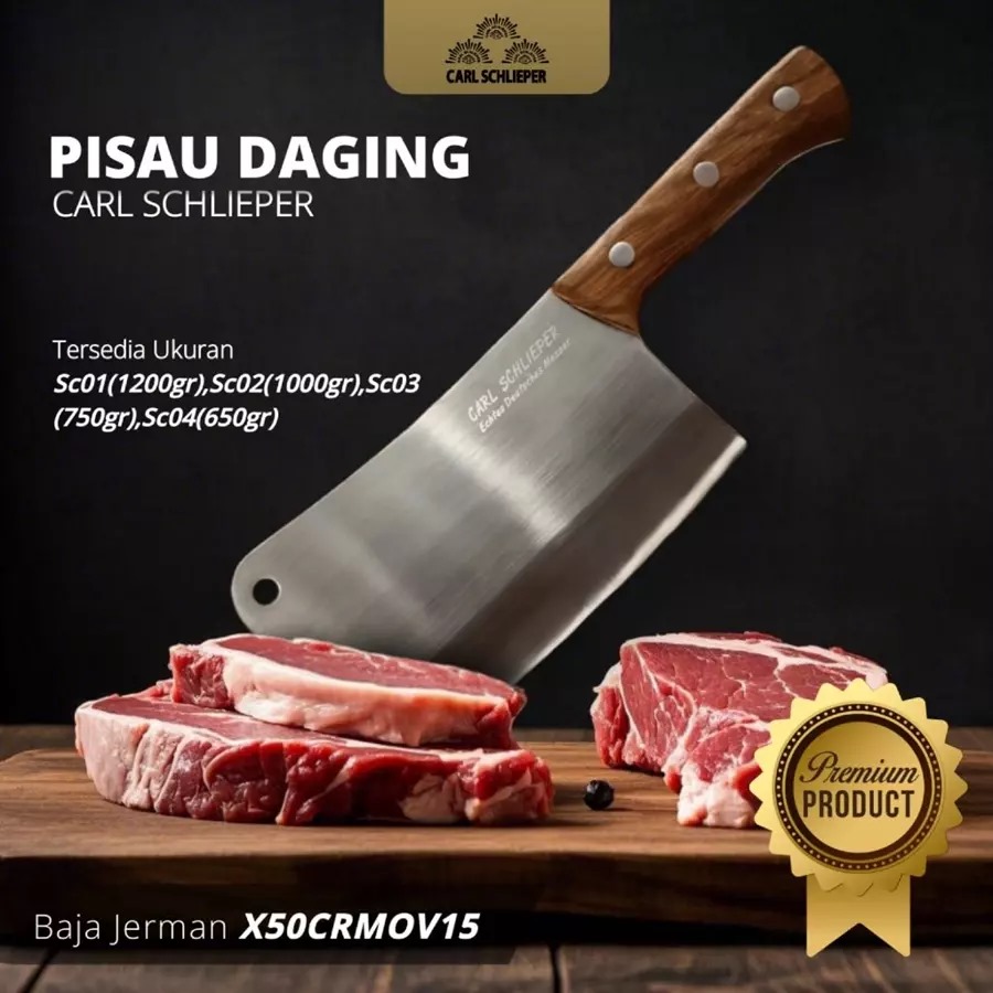 9 Rekomendasi pisau daging terbaik di bawah Rp200 ribu, potong daging dan tulang jadi lebih mudah