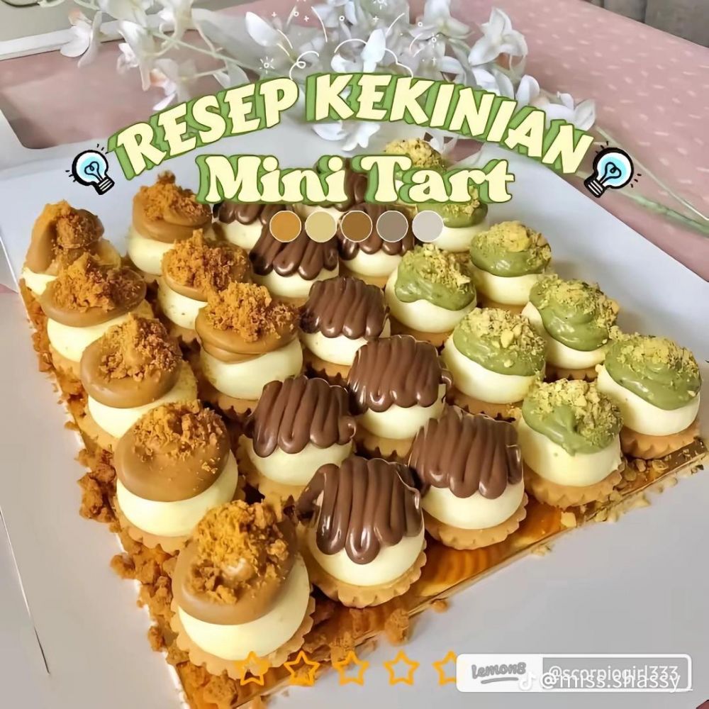 9 Inspirasi kue tart cantik dan lembut yang mudah ditiru di rumah