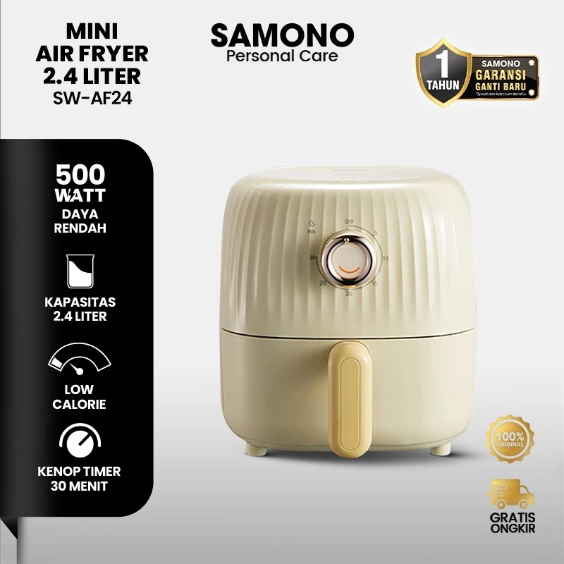 5 Air fryer SAMONO paling worth it di bawah Rp800 ribu, low watt dan hasil tetap renyah