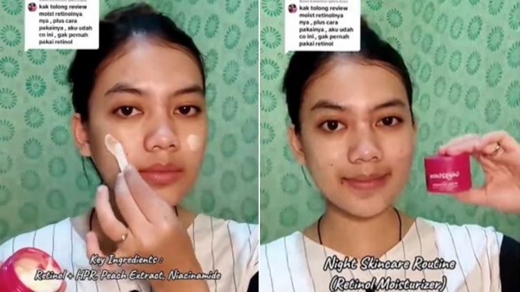 Urutan night skincare retinol Glad2Glow agar lebih efektif hasilnya, kalau asal pakai bikin breakout
