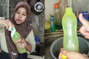 Jangan biarkan botol minum bau dan berlumut! Bersihkan pakai cara ini biar kesat meski tanpa sikat 