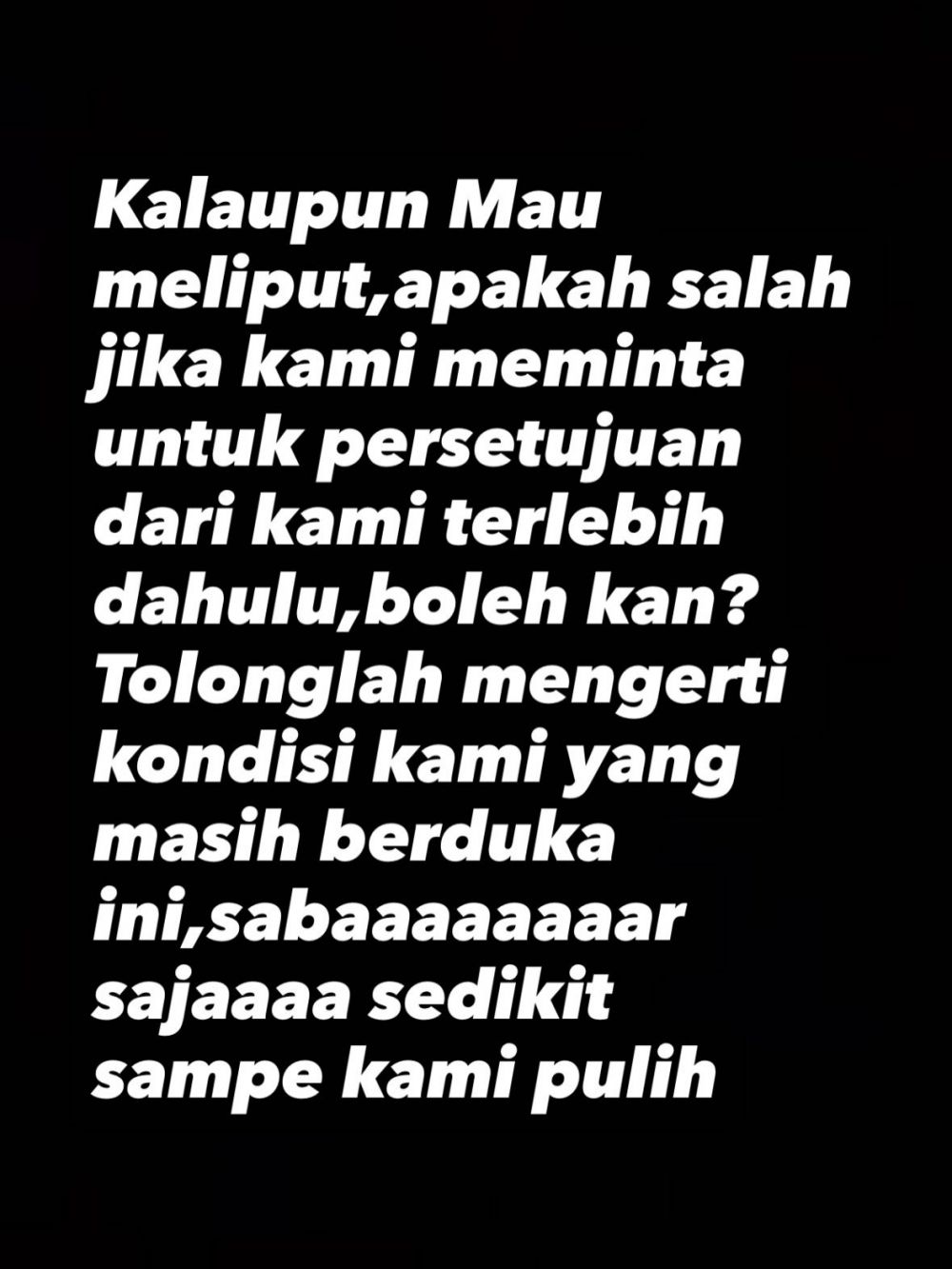 Karina Ranau tolak warung makannya dijadikan konten, minta hormati privasi keluarga Epy Kusnandar