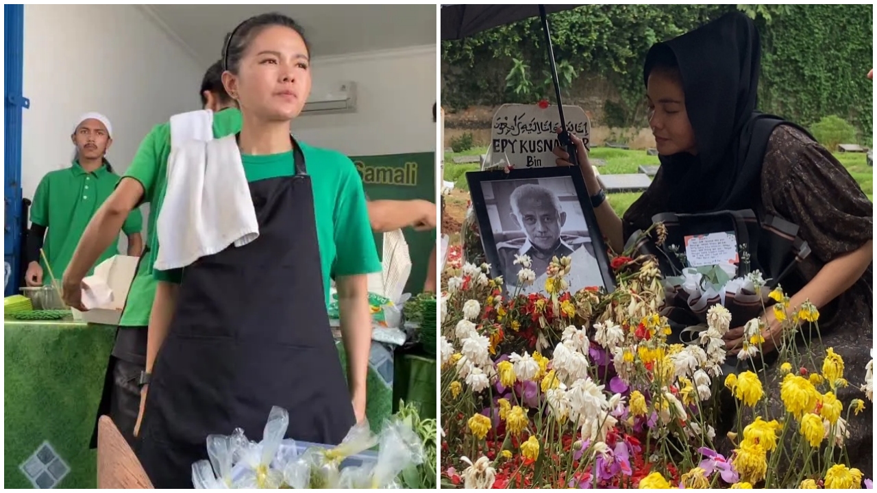 Karina Ranau tolak warung makannya dijadikan konten, minta hormati privasi keluarga Epy Kusnandar