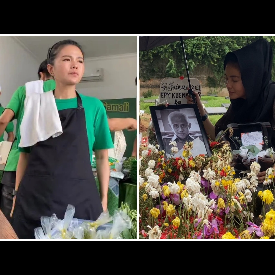 Karina Ranau tolak warung makannya dijadikan konten, minta hormati privasi keluarga Epy Kusnandar