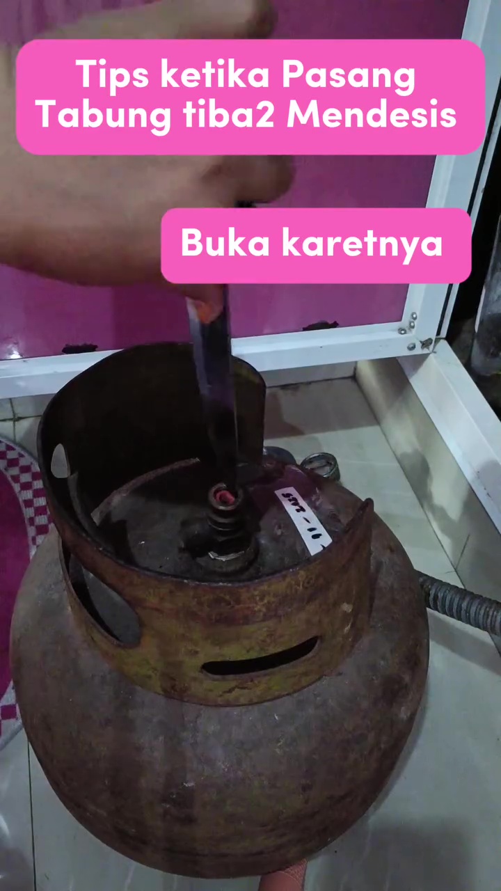 Baru ganti tabung gas tapi malah berdesis? Ini solusinya biar tak bocor tanpa diberi karet gelang