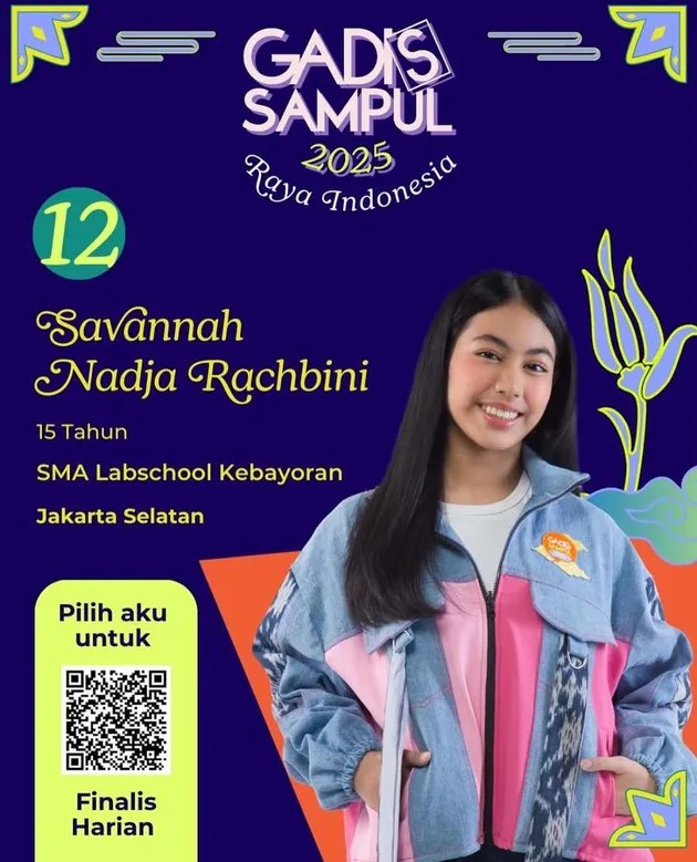 Ikuti jejak sang ibu, 7 potret Savannah Rachbini, anak Alya Rohali lolos finalis GADIS SAMPUL 2025