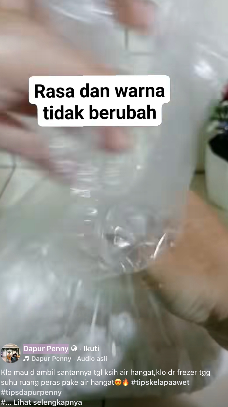 Life hack dapur: Cara simpan kelapa parut awet 24 jam hingga 1 bulan