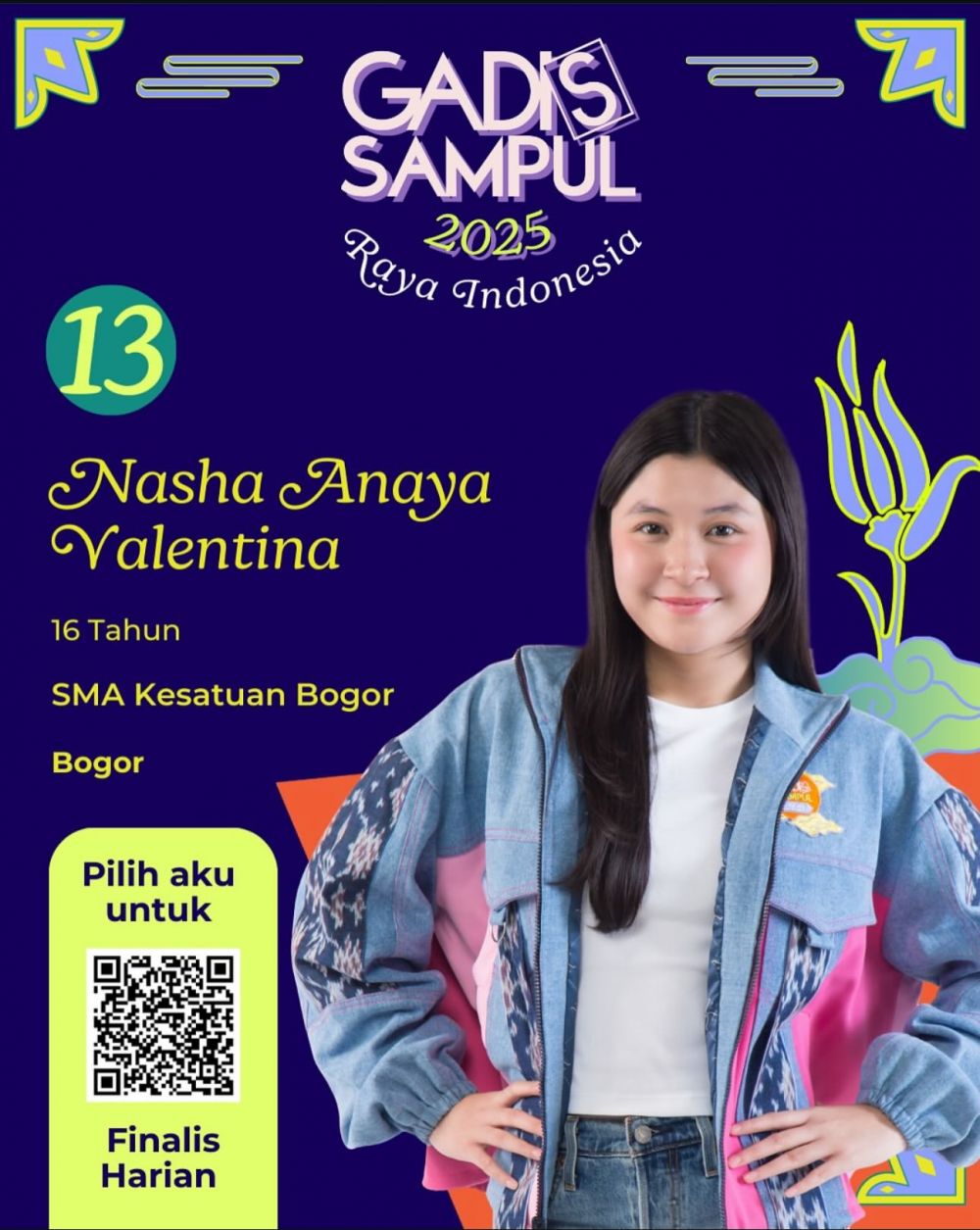7 Potret Nasha anak Pasha-Okie Agustina lolos finalis Gadis Sampul, bahagia didampingi tiga orang tua