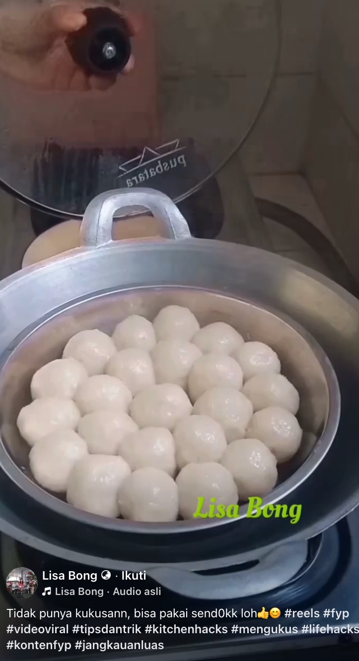 Saringan kukusan hilang entah ke mana, ini cara mengukus makanan pakai 3 sendok makan