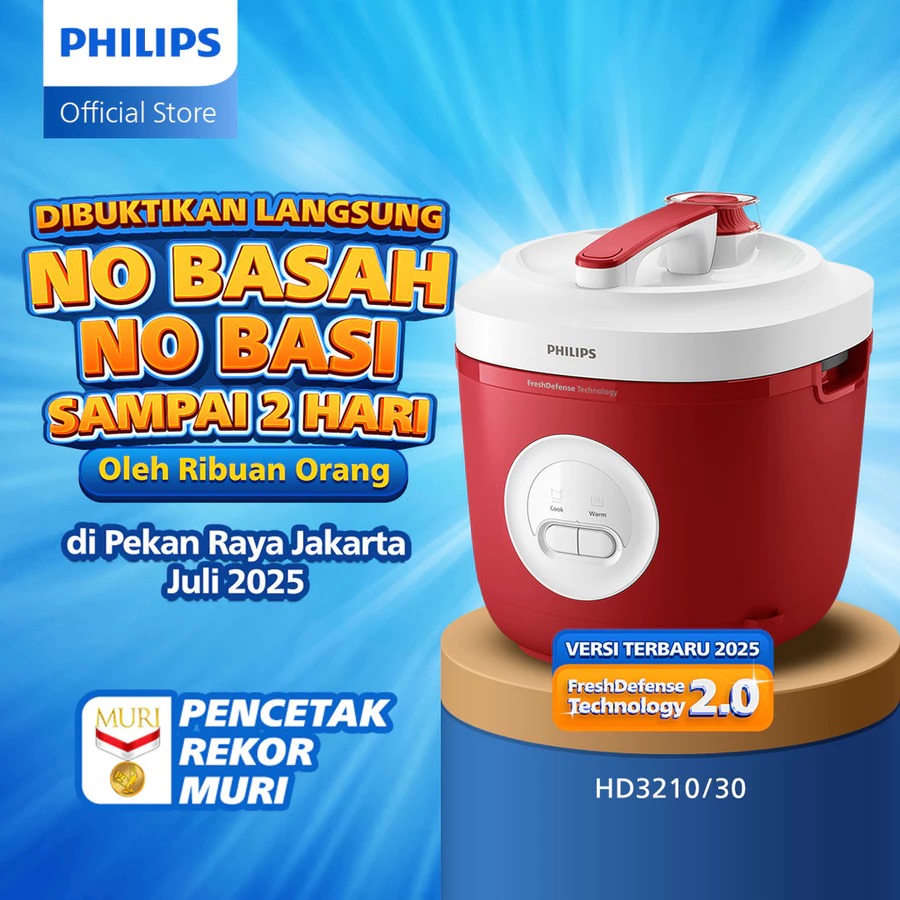 5 Magic com Philips favorit di bawah Rp700 ribu, masak nasi praktis, pulen, dan awet hangat