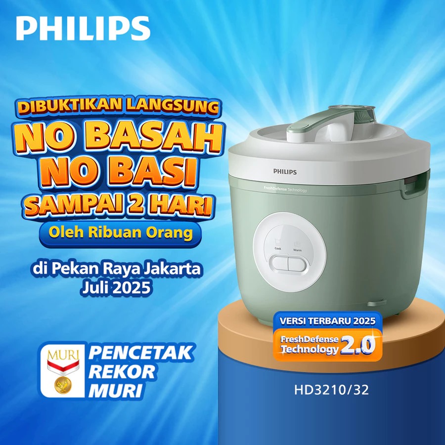 5 Magic com Philips favorit di bawah Rp700 ribu, masak nasi praktis, pulen, dan awet hangat